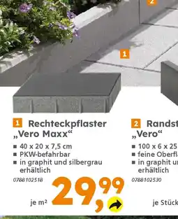 Globus Baumarkt Rechteckpflaster "Vero Maxx" Angebot