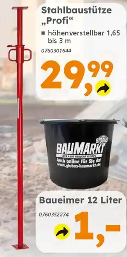 Globus Baumarkt Stahlbaustütze ,Profi❝ Angebot