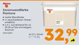 Globus Baumarkt Alpina Innenwandfarbe Pantone Angebot
