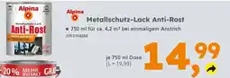 Globus Baumarkt Alpina Metallschutz-Lack Anti-Rost Angebot