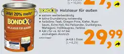 Globus Baumarkt BONDEX Holzlasur für außen Angebot
