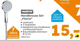 Globus Baumarkt PRIMASTER Handbrause Set "Flavia❝ Angebot