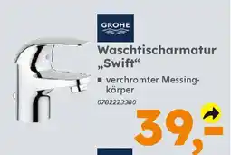 Globus Baumarkt GROHE Waschtischarmatur ,,Swift" Angebot