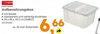 Globus Baumarkt sunware Aufbewahrungsbox Angebot