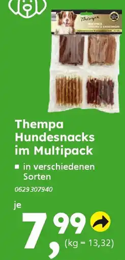 Globus Baumarkt Thempa Hundesnacks im Multipack Angebot