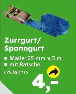 Globus Baumarkt Zurrgurt/ Spanngurt Angebot