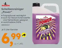 Globus Baumarkt NIGRIN Scheibenreiniger ,,Power" Angebot