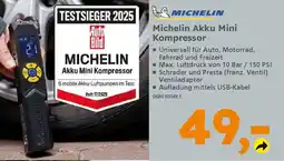 Globus Baumarkt MICHELIN Akku Mini Kompressor Angebot