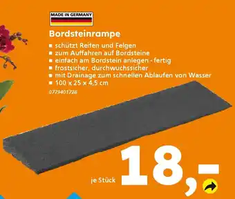 Globus Baumarkt Bordsteinrampe Angebot