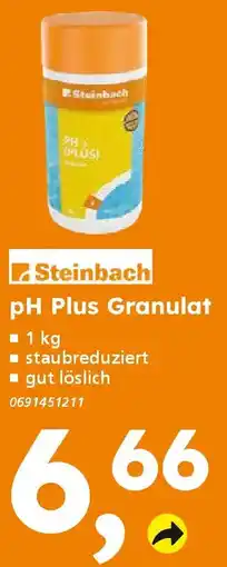 Globus Baumarkt Steinbach pH Plus Granulat Angebot