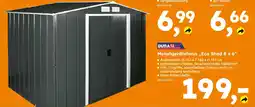 Globus Baumarkt DURAMAX Metallgerätehaus „Eco Shed 8 x 6" Angebot