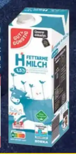 E-Center Gut & Günstig Fettarme H-Milch Angebot