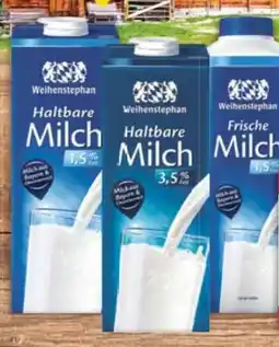 E-Center Weihenstephan Frische Milch Angebot