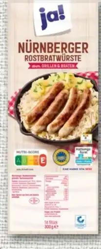 nahkauf ja! Nürnberger Rostbratwürste Angebot