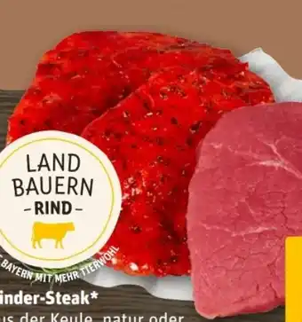 REWE Center Metzgerei Landbauern Rinder-Steak Angebot