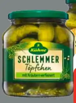 Edeka Frischemarkt Kühne Schlemmertöpfchen Gürkchen Angebot