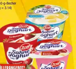 EDEKA Bandelt Zott Sahnejoghurt Angebot