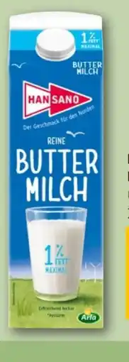 REWE Center Hansano Reine Buttermilch Angebot