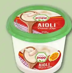 REWE Center Popp Aioli Creme-Dip Angebot