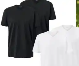 Tchibo Tchibo Herren 2 T-Shirts mit V-Ausschnitt Angebot