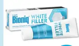 Budni Dr. Wolff Bioniq White Filler Zahnpasta Angebot