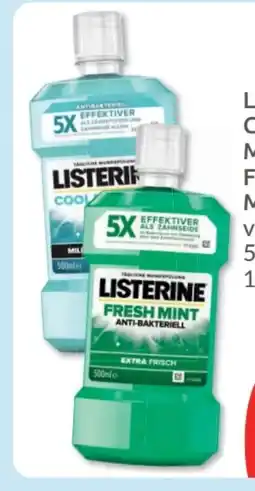 Budni Listerine Mundspülung Cool Mint Angebot