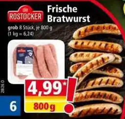 Norma ROSTOCKER Frische Bratwurst Angebot
