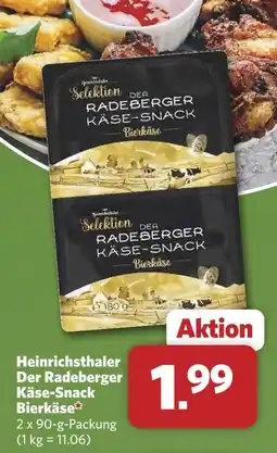 Combi Heinrichsthaler der radeberger käse-snack bierkäse Angebot