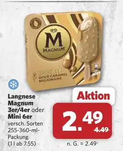 Combi Langnese magnum Angebot