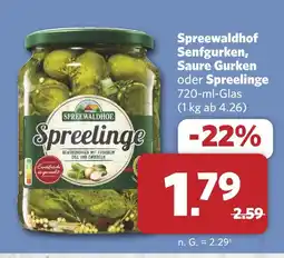 Combi Spreewaldhof spreelinge Angebot