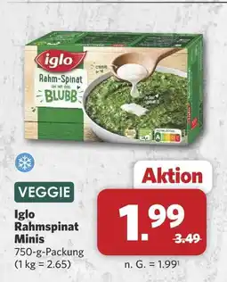 Combi Iglo rahmspinat minis Angebot