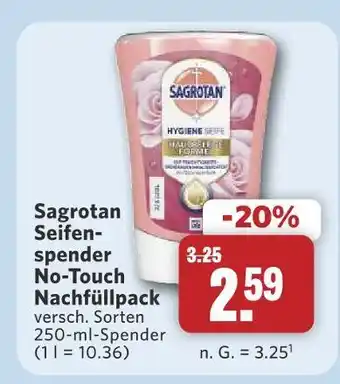 Combi Sagrotan seifenspender no-touch nachfüllpack Angebot