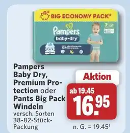 Combi Pampers baby dry Angebot