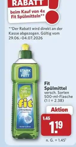 Combi Fit spülmittel Angebot