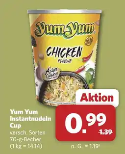 Combi Yum yum instantnudeln cup Angebot