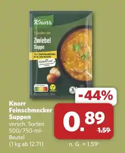 Combi Knorr feinschmecker suppen Angebot
