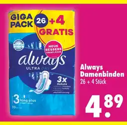 Mäc Geiz Always damenbinden Angebot