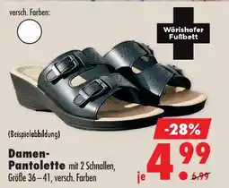 Mäc Geiz Wörishofer fußbett damen-pantolette mit 2 schnallen Angebot