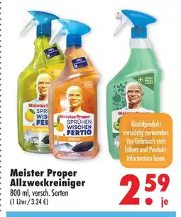 Mäc Geiz Meister proper allzweckreiniger Angebot