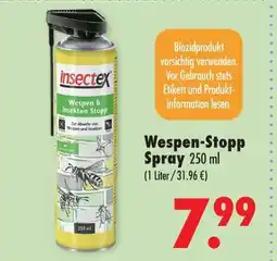 Mäc Geiz Insectex wespen-stopp spray Angebot