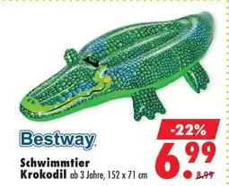 Mäc Geiz Bestway schwimmtier krokodil Angebot