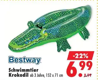 Mäc Geiz Bestway schwimmtier krokodil Angebot