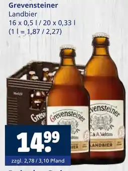 Getränkewelt Grevensteiner landbier Angebot