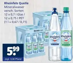 Getränkewelt Rheinfels quelle mineralwasser Angebot