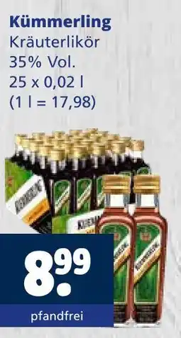 Getränkewelt Kümmerling kräuterlikör Angebot