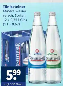 Getränkewelt Tönissteiner mineralwasser Angebot