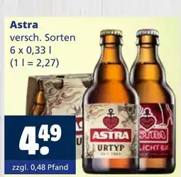 Getränkewelt Astra bier Angebot