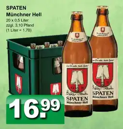 Getränkeparadies Gefromm Spaten münchner hell Angebot