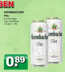 Getränkeparadies Gefromm Krombacher pils Angebot