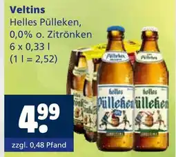 Getränkewelt Veltins helles pülleken Angebot